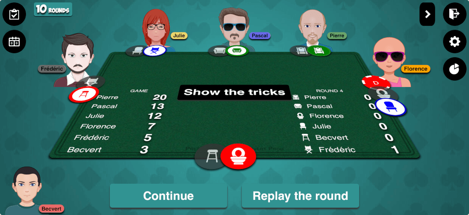 Show the tricks
